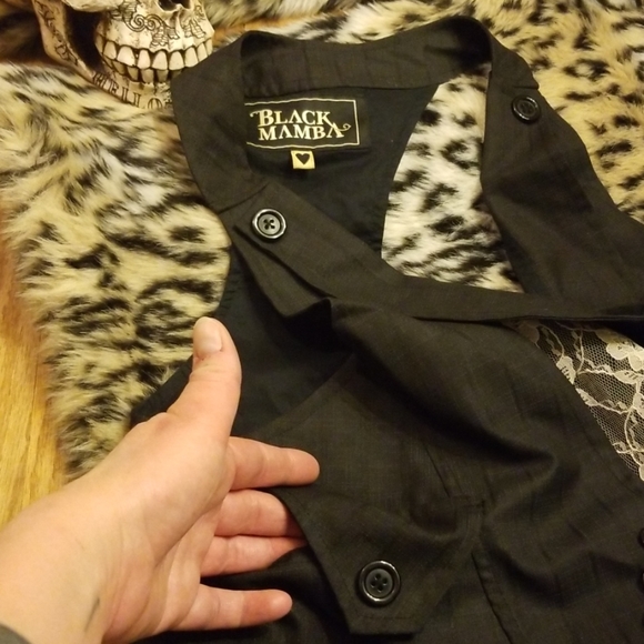 VINTAGE 90s Black Mamba Vest - Picture 4 of 5